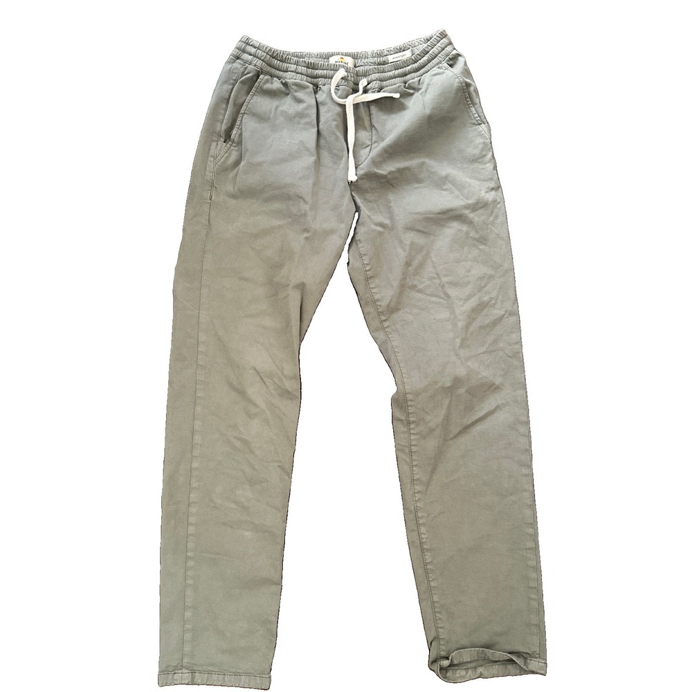 Marine Layer Saturday Pant Mens Size Medium Athletic Fit Olive Green